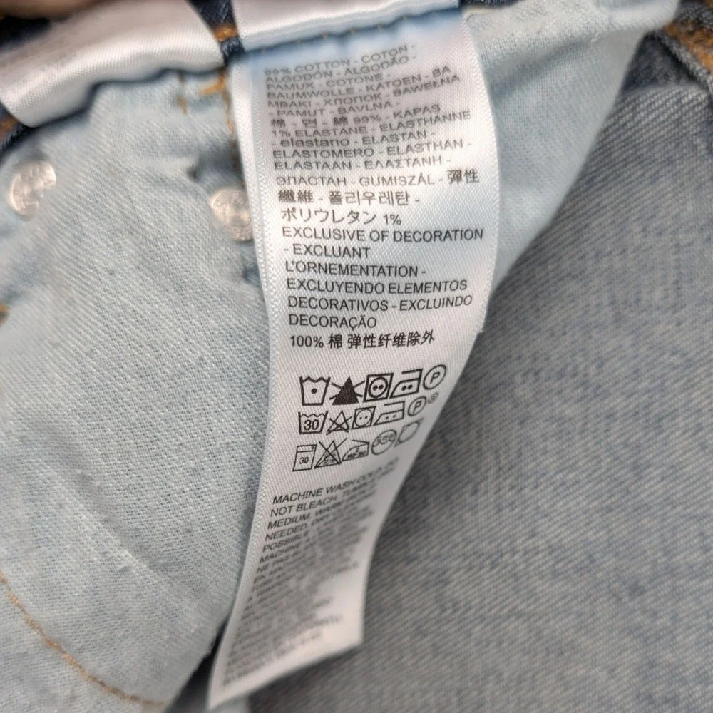 Levi's 511 Jeans Men's 33x29 Blue Faded Slim Fit Red Tab Americana Streetwear